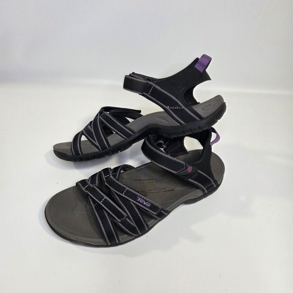 Teva Tirra Sandals Womens Size 9 Black Strappy Outdoor Sport Hiking Comfort
